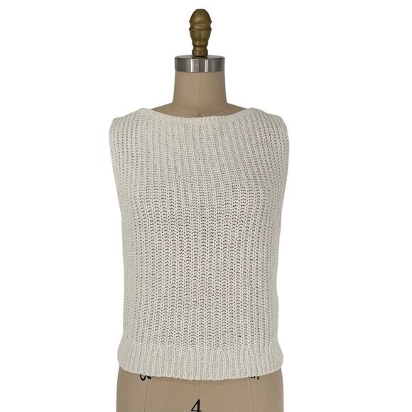 Abercrombie & Fitch Shaker Sleeveless Sweater Tank/Vest size XS - Picture 8 of 13